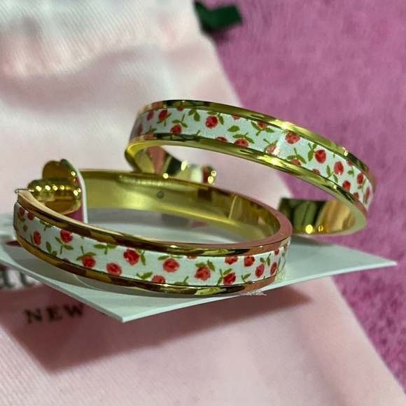 NEW KATE SPADE HOOPS EARRINGS - Picture 6 of 7